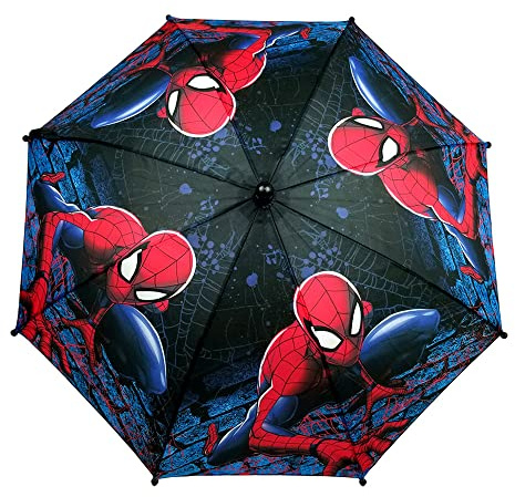 Spider-Man Kids Umbrella Black One Size