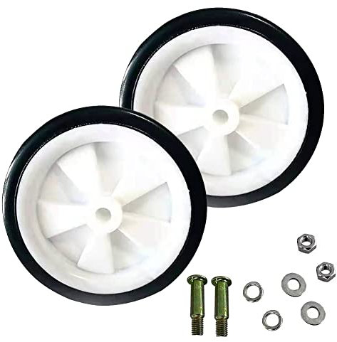 FUBESK Roues pivotantes sans bruit pour compresseurs d'air, mouvement stable, forte capacité de charge, 2 roues industrielles de 5 pouces