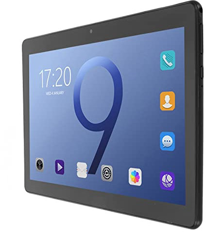 Tablet da 10 Pollici, Doppio Altoparlante Supporto per 10 Tablet Grigio Dual SIM Slot Display IPS 2.4G 5G WiFi per la Casa (Spina UE)