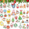 38 Pieces Christmas Diamond Painting Keychain，Christmas Diamond Painting Kits，Diamond Art Christmas Decorations,DIY Diamond Xmas Decor, 5D DIY Diamond Painting Keychain Kit