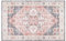 Carvapet Waschbar Läufer Teppich 150x210cm rutschfest Lang Dünner Teppiche Gegend Vintage Medaillon Rosa Teppich für Wohnzimmer Schlafzimmer Küche