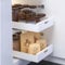 2 Pcs Pull Out Cabinet Organiser, Roll-Out Sliding Drawer Organiser Shelf, Heavy Duty Slide Out Pantry Shelves with Adhesive Film,Self Adhesive Extendable Organiser Storage Tray for Kitchen Cabinet