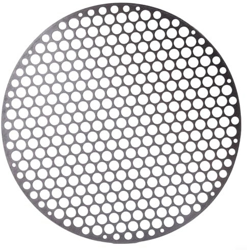 Rejilla redonda de acero inoxidable, parrilla redonda para barbacoa, rejilla de malla de alambre para utensilios de cocina de camping al aire libre, parrilla redonda para barbacoa (24 cm)
