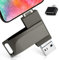 512GB Photo Stick for Phone Flash Drive,4in1 Memory Stick for Photos and Videos USB Stick External Storage Compatible for iPhone/iPad/Android/PC（Black）