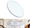 BVDHASDBT Plateau de table rond en verre trempé, 45–75–90 cm, plateau rond en verre trempé transparent de 1,27 cm d'épaisseur, plateau rond en verre trempé de qualité supérieure (38 cm)