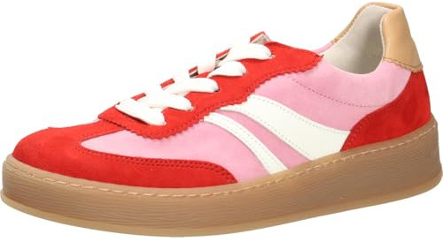 Gabor Damen Low-Top Sneaker, Frauen Halbschuhe,straßenschuhe,Strassenschuhe,Sportschuhe,Freizeitschuhe,softpink/fire/Pean,39 EU / 6 UK