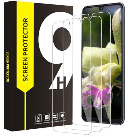 Bodyguard 3 Stück Schutzfolie für Panzerglas für Samsung Galaxy A50/A50S, 9H Härte A50S displayfolie, Anti-Bläschen, 2,5D-Abdeckung, Sensitive Touch, Hoch Definition Samsung A50 Displayschutzfolie