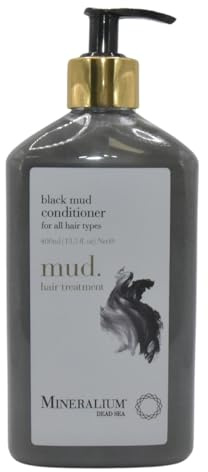 MINERALIUM - Conditioner Schwarzer Schlamm Totes Meer - 400 ml | Conditioner Schwarzer Schlamm Totes Meer: entwirrt und lässt das Haar weicher und leichter kämmbar wirken.