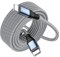 Cavo USB C, 60 W [5 M] PD3.0, cavo di ricarica rapida USB C a USB C, nylon intrecciato cavo di ricarica USB-C per iPhone 16 15 Pro Samsung Galaxy S23 S22 S21 Pixel 7 iPad Pro MacBook Air Tablet ecc.