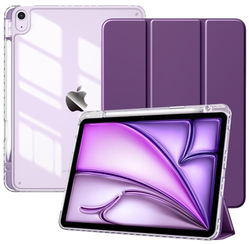 TiMOVO Hülle für iPad Air 11 M4/M3/M2, Air 5./4. Gen 10,9, Purpurschwarz