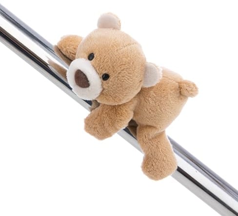 MagNICI Bär Finni 12cm - karamell - Kuscheltier mit Magnet - Plüschtier für Kühlschrank, Tafel, Metall & vieles mehr, tolle Geschenkidee | 62943