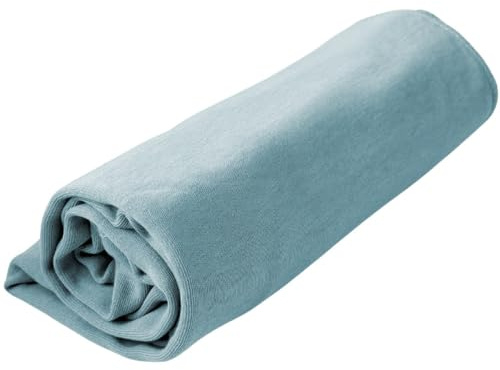Hoppediz Pucktuch ab Geburt, Ocean | Elastisch, weich und anschmiegsam, zum pucken von neugeborenen Babys, leichte Decke, aus Baumwolle