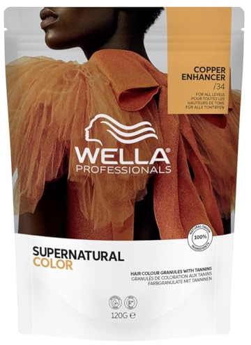 Wella Professionals Supernatural Color – Professionelle Semi-Permanente Haarfarbe – Mit Tanninen zum Färben, Stärken & Reparieren des Haares – /34 Copper Enhancer – 120g