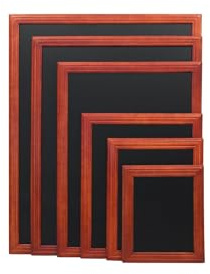 Universal Wandtafel witterungsbeständig mahagoni 70x90cm WBU-M-70