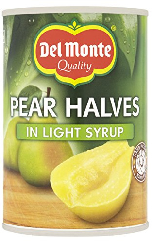 Del Monte Pear Halves in Syrup 420 g (Pack of 12)