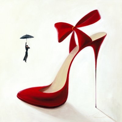 Kunstdruck, Poster Highheels - Obsession von Inna Panasenko, 30 x 30cm, Kunst, Kuenstler, Bild, Poster, Kult, Pop, Vintage, High Heels, hochwertige Ware - Art Galerie Shop