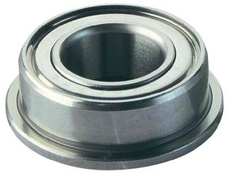 Modellbau-Werkstatt Kugellager 5x10x4mm mit Flansch/Bund ZZ MF105 5x10x4