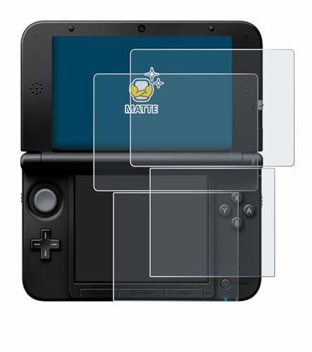 BROTECT Protector Pantalla Anti-Reflejos para Nintendo 3DS XL SPM7800 (2 Unidades) Película Mate Anti-Huellas