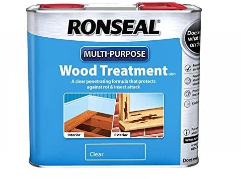 Ronseal RSLWT25L 2.5 Litre Multi-Purpose Wood Treatment - Natural