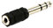 Plugger Adaptateur mini Jack femelle/mâle stéréo Noir