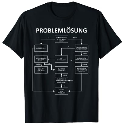 Herren Problemlösung T-Shirt Funshirt für Männer Sprüche