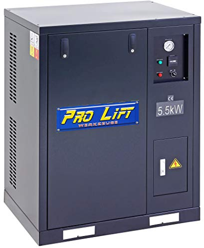 Pro-Lift-Werkzeuge Kompressor 5,5 kW Luftkompressor silent 8 bar 380 V Abgabemenge 670 l/min Werkstattkompressor Flüsterkompressor 5500W