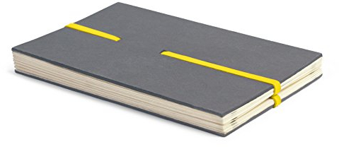 DAYZ portrait Wochen-Kalender, Terminplaner, Taschenkalender & Tischkalender, 18 Monate, 2023-2024, Leporello ca. A6 hoch, 82 Seiten, 240 g/m², Hardcover, handgefertigt in Wien