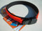Angel for Pets MJH Super Heavy Biothane Halsung Maja 25mm breit braun auf orange mit Sprenger ClickLock Verschluss (48/49cm)