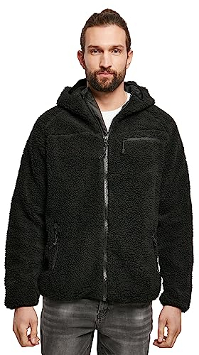 Brandit Teddyfleece Worker Jacket, Farbe: black, Größe: M