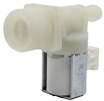 Marel Shop® - Elettrovalvola Valvola Carico Acqua 1 Via 180° per Lavatrice compatibile con Miele per Modelli: PW5064 - PW5065 - PW5065OS - W2249 - W2260 - W2261