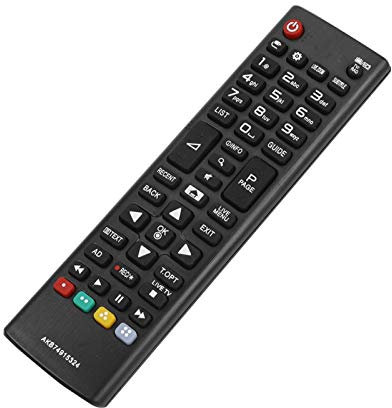 Replacement Remote Control, Remote Control Distance Over 315in for AKB74915324 LED LCD TV 6.6 x 1.9 x 0.9in