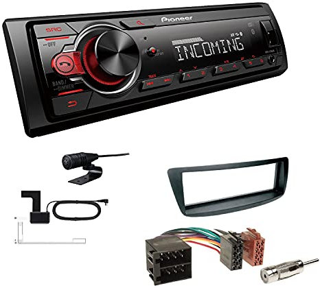 Pioneer MVH-330DAB 1 DIN Autoradio DAB+ Bluetooth USB AUX passend für Toyota Aygo bis 07/2014 schwarz