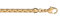 1001 Bijoux Collier plaqué or maille palmier 50cm + écrin (offert)