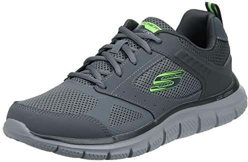 Skechers 232398 TPE, Basket Homme, Gris, 43 EU