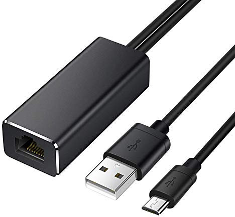 fengfeng Adattatore Ethernet per Amazon Fire TV Google Home Mini Chromecast Ultra 2 1