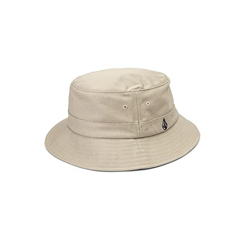 Volcom Full Stone Bucket Hat Sombrero de Copa Baja, Almendra, Small para Hombre