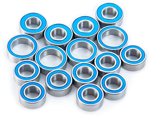Runup Kugellager kit 16-teiliges Wheel Hub Axle Bearing für Tamiya TT-02 & TT-02D & TT-02 RC Truck Car Ball Bearing Upgrade Parts