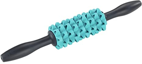 Maximex 2-in-1 Faszien- und Massageroller, mit 9 unabhängig voneinander beweglichen Massagerollen, handliche Faszienrolle