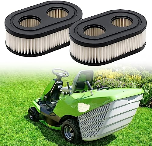 Ezydka 2 Stück Rasenmäherfilter, Luftfilter Rasenmäher Motor, Luftfilter Rasenmäher für Luftfilter und Vorfilter Reiniger für Motoren