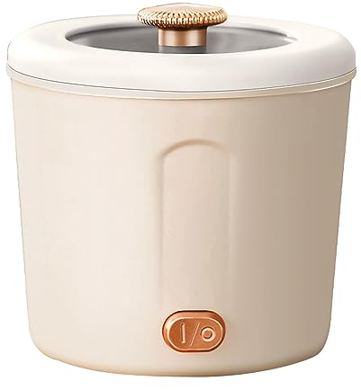 Tnfeeon Experimente una Cocina Versátil y Portátil con la Mini Olla Caliente Eléctrica, Ideal para Viajes, Dormitorios y Viajes, Olla Eléctrica Pequeña Multifuncional (White)