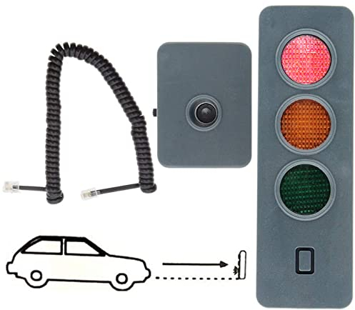 Parksensor, Garagen-Parksensor mit dreifarbiger Ampel, LED-Parkassistent, Alarm Garage, Garagen-Parklicht, Einparkhilfe, geeignet für Jede Garage und jeden Fahrer