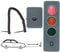 Parksensor, Garagen-Parksensor mit dreifarbiger Ampel, LED-Parkassistent, Alarm Garage, Garagen-Parklicht, Einparkhilfe, geeignet für Jede Garage und jeden Fahrer