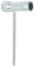 PATIKIL 16mmx19mm Chainsaw Tool Wrench, Chainsaw Combination T-Wrench Hex Wrench with Phillips Screwdriver for Chain Saw Nuts, Silver