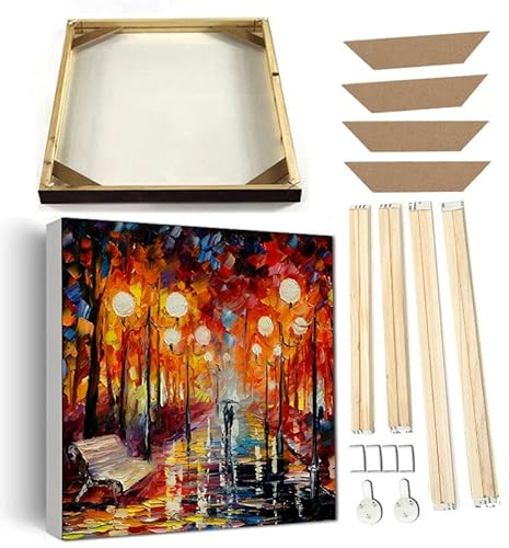 FFIME Leinwandrahmen, Foto-Bilderrahmen, Holzrahmen für Leinwandgemälde, große Größe 100 x 100 cm, 70 x 70 cm, Wandbehang, Posterrahmen, Heimdekoration, Höhe 130 cm, Breite 70 cm