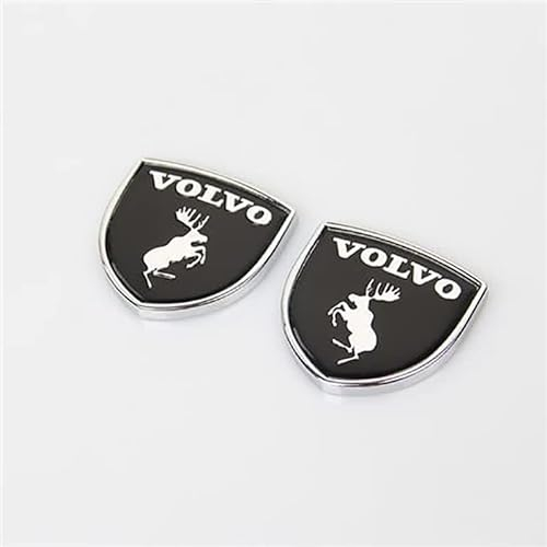 ALIEDA Auto Metall Emblem Aufkleber, Auto Logo Abdeckung, Abzeichen, Aufkleber, Außendekoration, Zubehör, Für Volvo XC60 S40 S60 S90 XC40 XC70 XC90 V40 V60 V90 S80 S80L,A