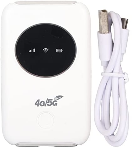 Modem WiFi 4G Sbloccato 300 Mbps, Router WiFi Portatile Wireless, Router Mobile con Slot per Scheda SIM, Collega Fino a 10 Dispositivi, per Viaggi, Streaming All'aperto, WiFi per