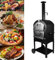 SBCWH Wood Fired Pizza Oven for Outside, Outdoor Pizza Oven, Portable Wood Pellet Burning Pizza Oven with Thermometer and Carry Bag, for Backyard Camping, Outdoor Kitchen