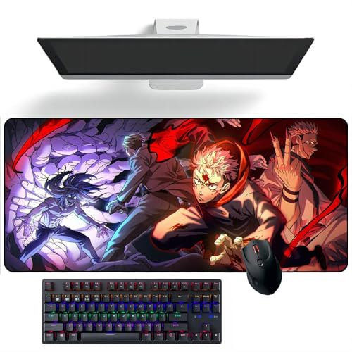 TTAHL Anime mouse pad Jujutsu Kaisen Anime Mouse Pads Deskmat Keyboard Mat Large Mouse Pads