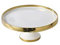 Xilin-872 Cake Stand Ceramic Dessert Table, Cake Plate, Glass Cover, Commercial Cake Tray, High Foot Plate, Display Stand, Fruit Tray Cake Holder(Color:C,Size:L)