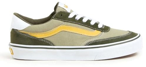 Vans Brooklyn Ls, Sneaker Herren, Farbblock Grün Traubenblatt, 42 EU